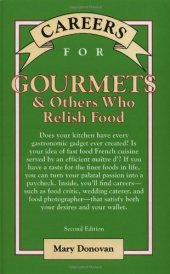 book Careers for gourmets & others who relish food