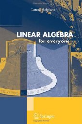 book Linear algebra: for everyone