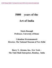 book 5000 Years of the Art of India