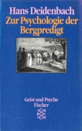 book Zur Psychologie der Bergpredigt (Geist und Psyche)