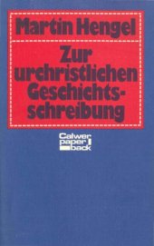 book Zur urchristlichen Geschichtsschreibung