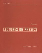 book Feynman Lectures on Physics, Vol. 1 Exercises-1964