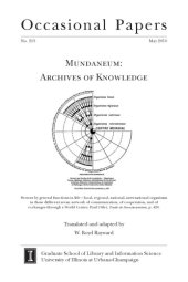 book Mundaneum: Archives of Knowledge