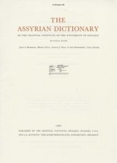 book The Assyrian dictionary of the Oriental Institute of the University of Chicago: Vol. 11 2 - N 2