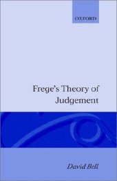 book Frege's Theory of Judgement