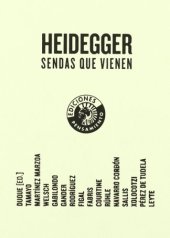 book Heidegger: Sendas que vienen