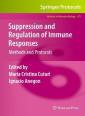 book Suppression and Regulation of Immune Responses: Methods and Protocols