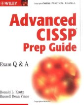 book Advanced CISSP prep guide: exam Q & A