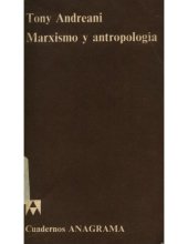 book Marxismo y antropología