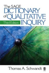 book The SAGE Dictionary of Qualitative Inquiry