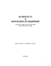 book Kushtetuta e Republikes se Shqiperise