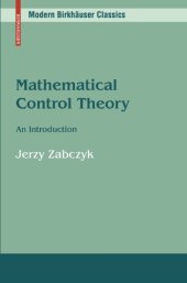 book Mathematical Control Theory: An Introduction (Modern Birkhäuser Classics)