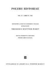 book Historiae, vol. II, libri IV-VIII (Bibliotheca scriptorum Graecorum et Latinorum Teubneriana)