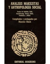 book Análisis marxistas y antropología social