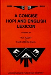 book A Concise Hopi and English Lexicon