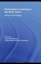 book Participatory Learning in the Early Years: Research and Pedagogy (Routledge Research in Education)