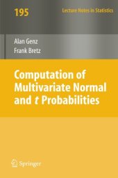 book Computation of Multivariate Normal and t Probabilities