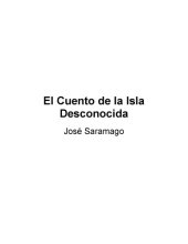 book El cuento de la isla desconocida