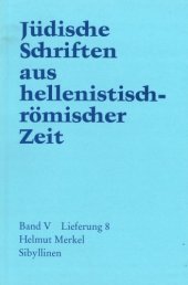 book Sibyllinen (Jüdische Schriften aus hellenistisch-römischer Zeit JSHRZ V,8)