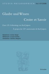 book Glaube und Wissen - Croire et Savoir