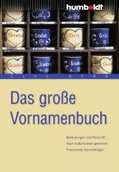 book Das große Vornamenbuch, 12. Auflage