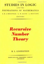 book Recursive Number Theory: A Development of Recursive Arithmetic in a Logic-Free Equation Calculus