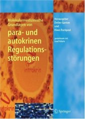 book Molekularmedizinische Grundlagen von para- und autokrinen Regulationsstörungen