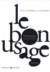 book Le bon usage : Grammaire française  (14e éd.)