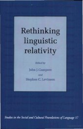 book Rethinking Linguistic Relativity