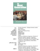 book The Next Generation: Dialogues Between Leaders and Students