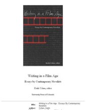 book Writing in a Film Age: Essays by Contemporary Novelists