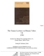 book The Tanner Lectures on Human Values. Vol. VII