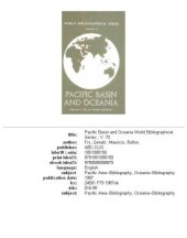 book Pacific Basin and Oceania