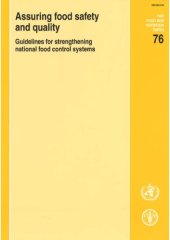 book Assuring food safety: guidelines for strengthening national