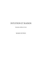 book Intuition et Raison