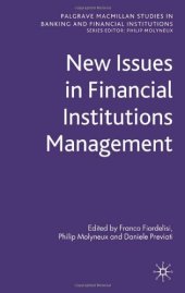 book New Issues in Financial Institutions Management (Palgrave MacMillan Studies in Banking and Financial Institutions)