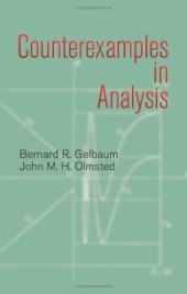 book Counterexamples in Analysis (Dover Books on Mathematics)