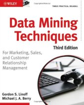 book Data Mining Techniques: For Marketing, Sales, and Customer Relationship Management