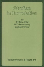 book Studies in Correlation - Multivariate Analysis and Econometrics