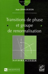 book Transition de phase et groupe de renormalisation