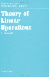 book Theory of Linear Operations