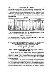 book Investigations in Stellar Spectroscopy III. Application of a Spectroscopic Method of Determining Ste