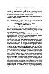 book On the Observed Rotations of a Planetary Nebula (1916)(en)(4s)