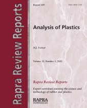 book Analysis of Plastics, Vol. 13 (2002)(en)(160s)