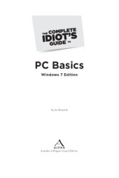 book The Complete Idiot's Guide to PC Basics, Windows 7 Edition