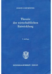 book Theorie der wirtschaftlichen Entwicklung