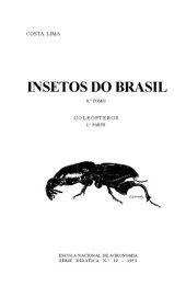 book INSETOS DO BRASIL. Tomo 8