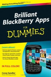 book Brilliant BlackBerry Apps For Dummies