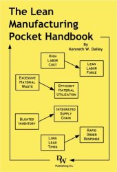 book The Lean Manufacturing Pocket Handbook