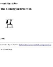 book The Coming Insurrection